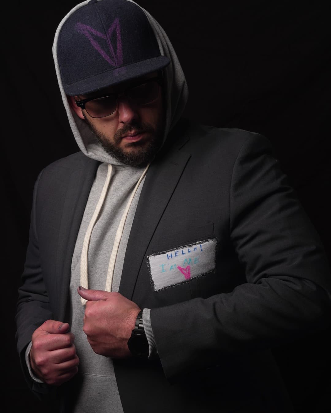 My Name Is sweater graphic