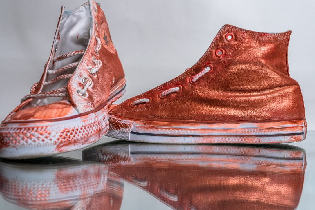 Pink Copper Converse footwear portrait